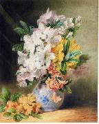 Floral, beautiful classical still life of flowers.031 unknow artist